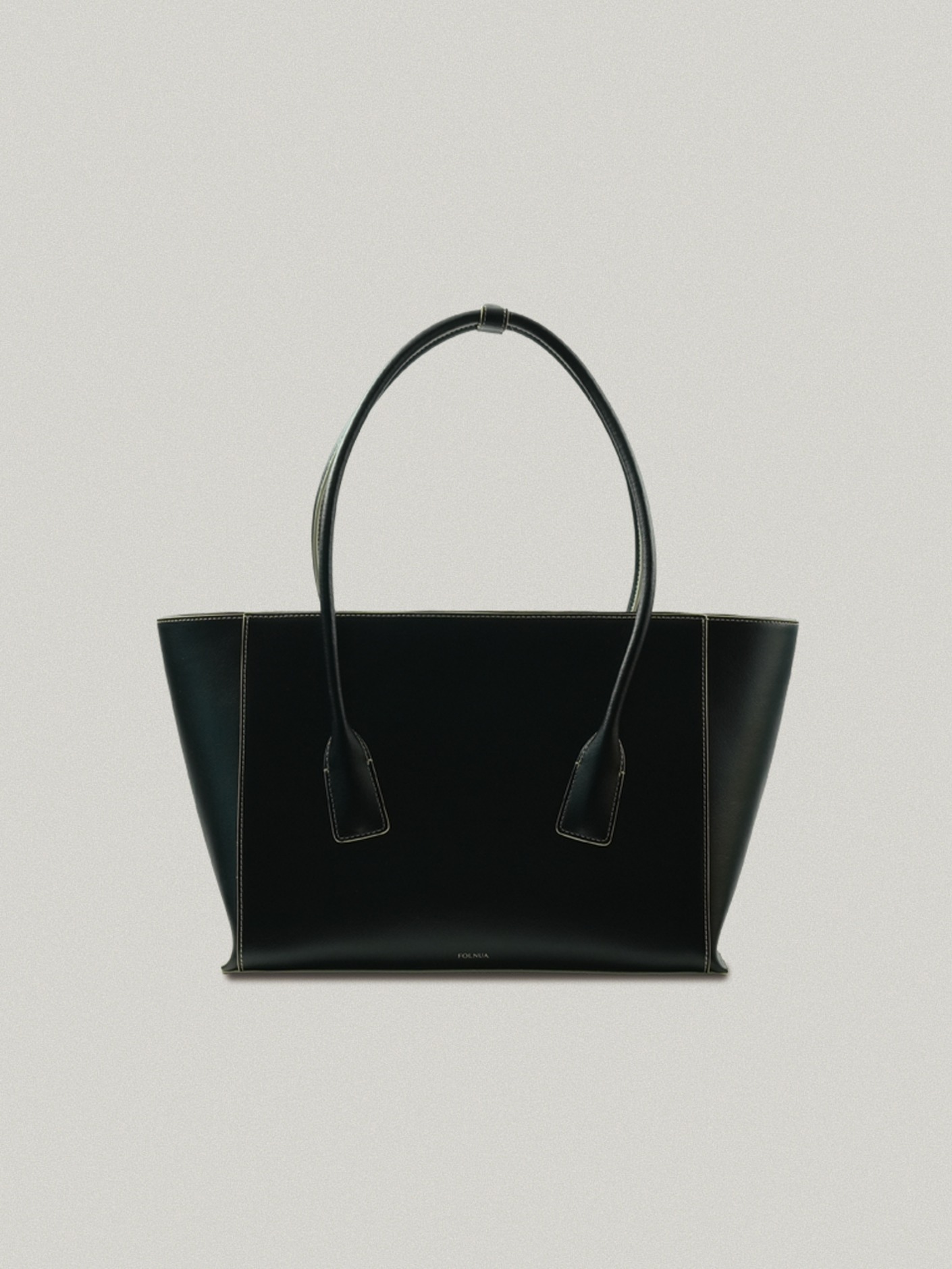 폴뉴아 Basket bag Black - Stitch