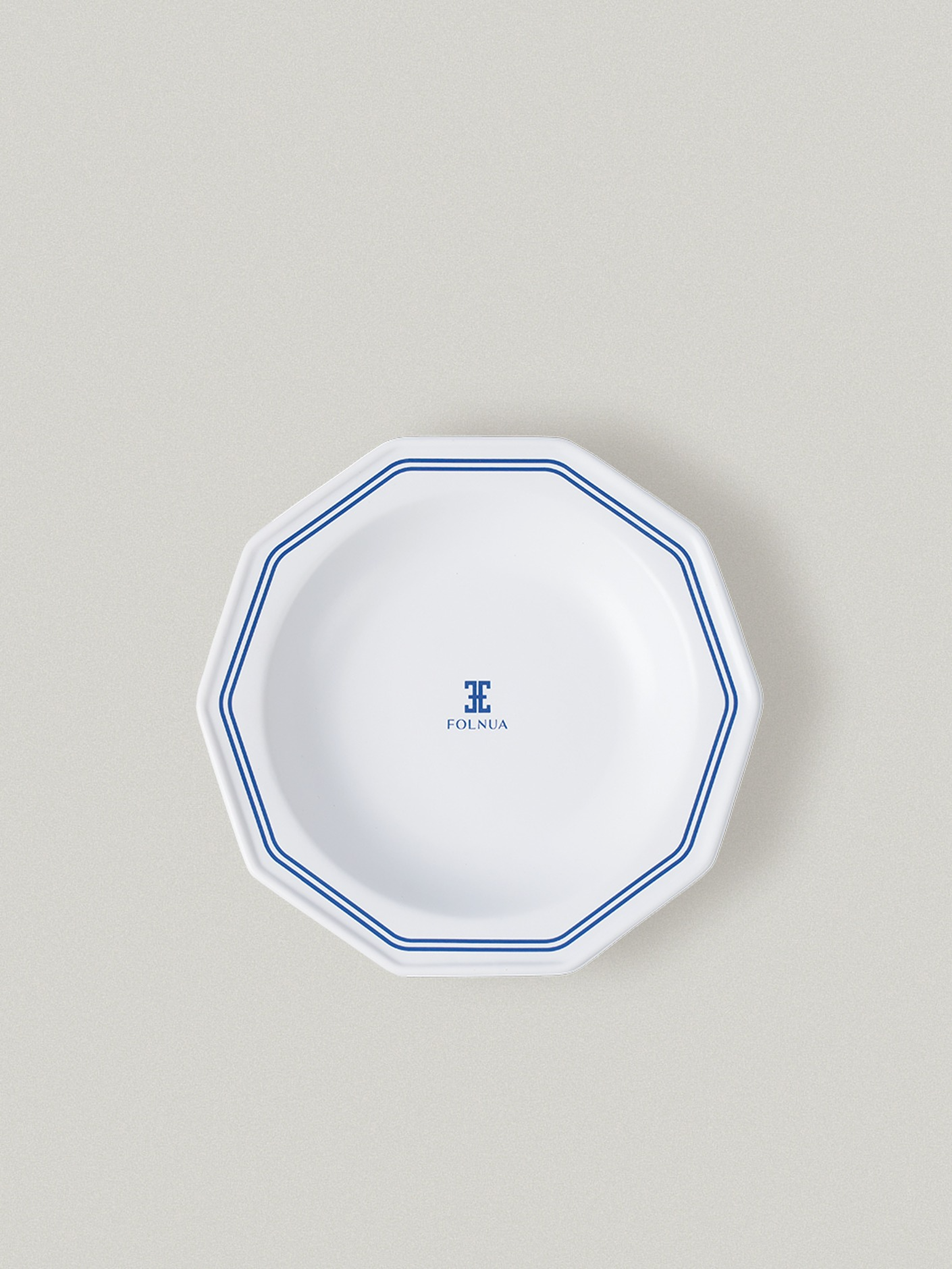 폴뉴아 Classic Logo Line Bowl Plate[MATTE]