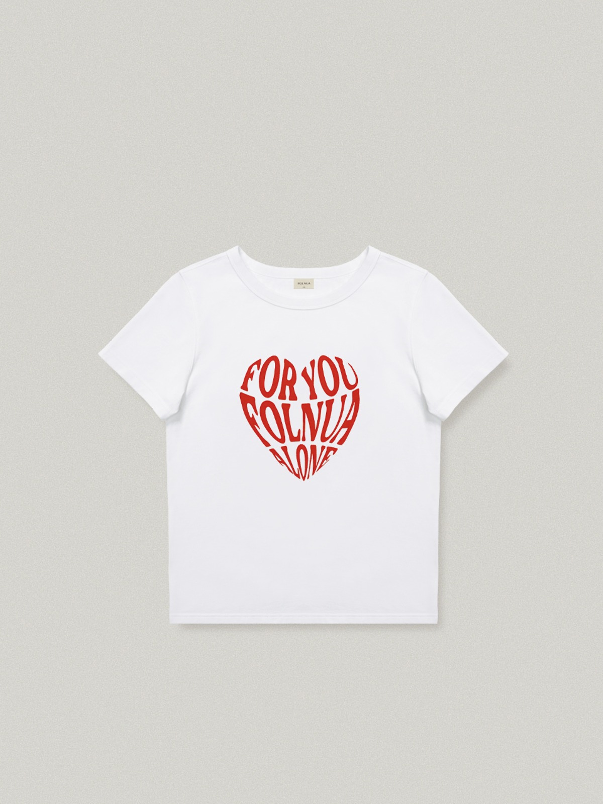 폴뉴아 HEART T-shirt in Red