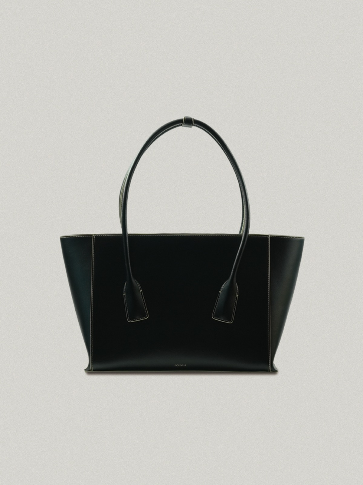 폴뉴아 Basket bag Black - Stitch