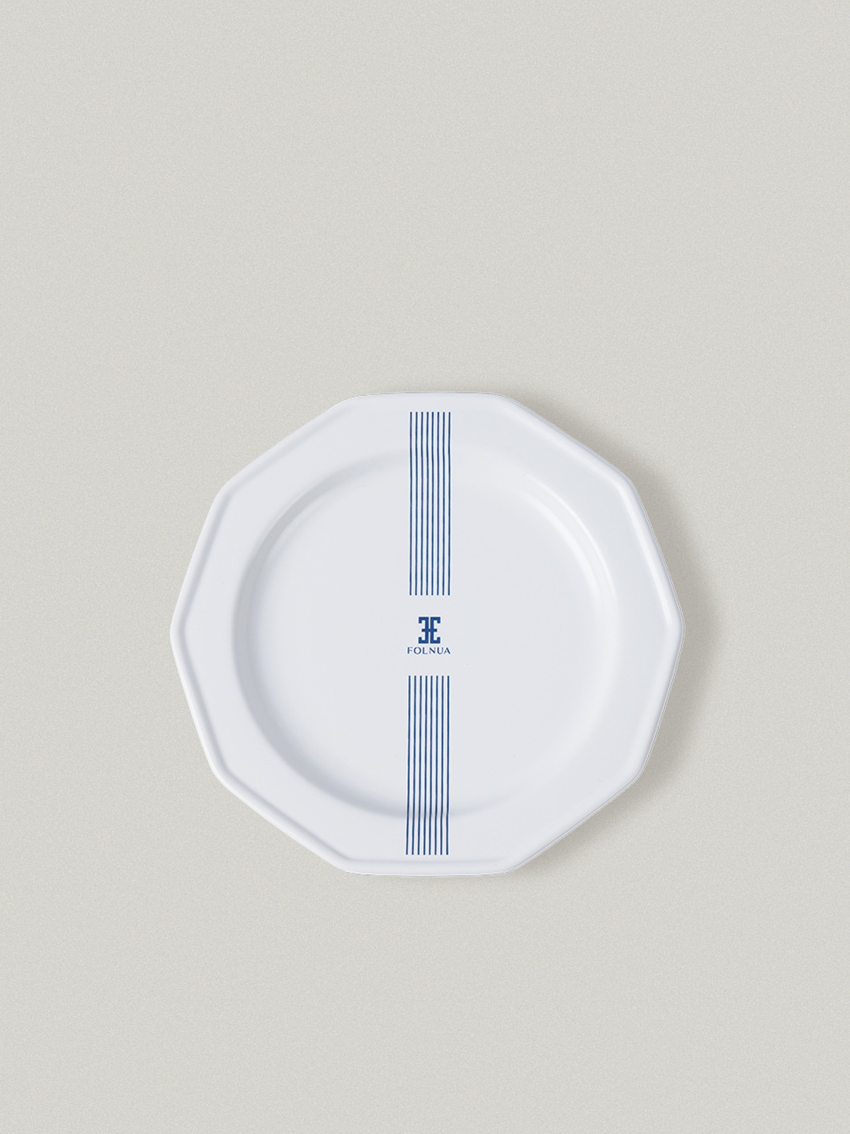 폴뉴아 Classic Logo Stripe Plate[MATTE]