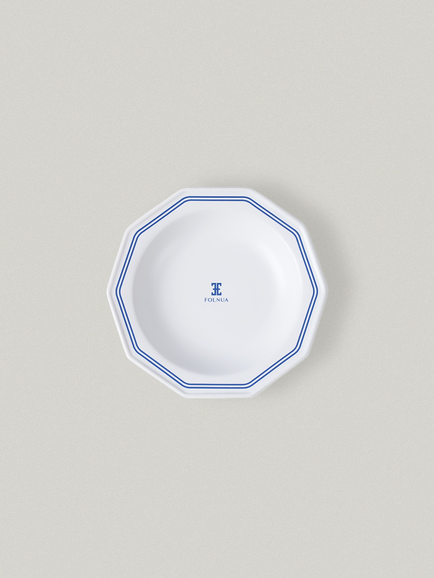 폴뉴아 Classic Logo Line Bowl Plate[MATTE]