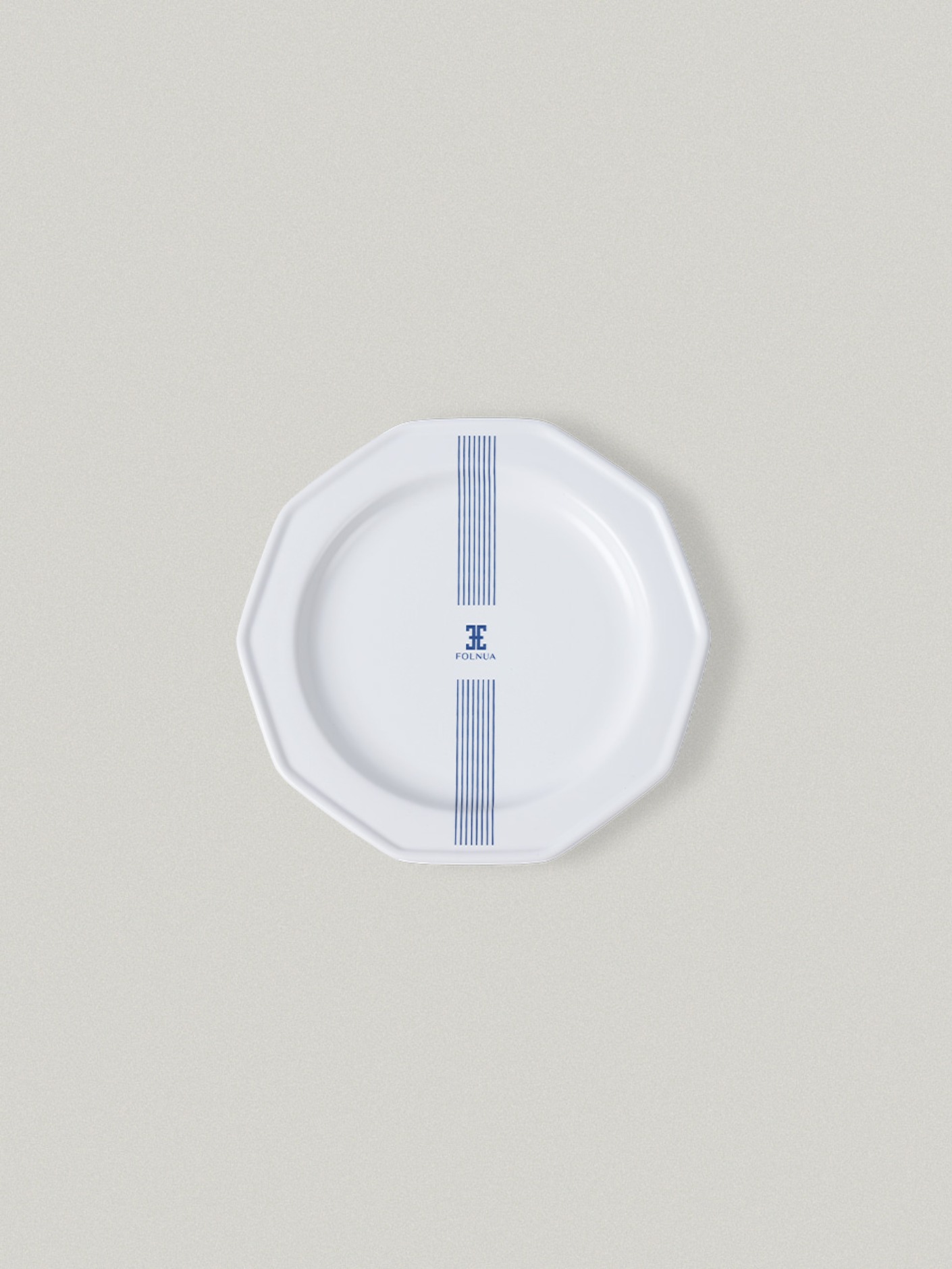 폴뉴아 Classic Logo Stripe Plate[MATTE]
