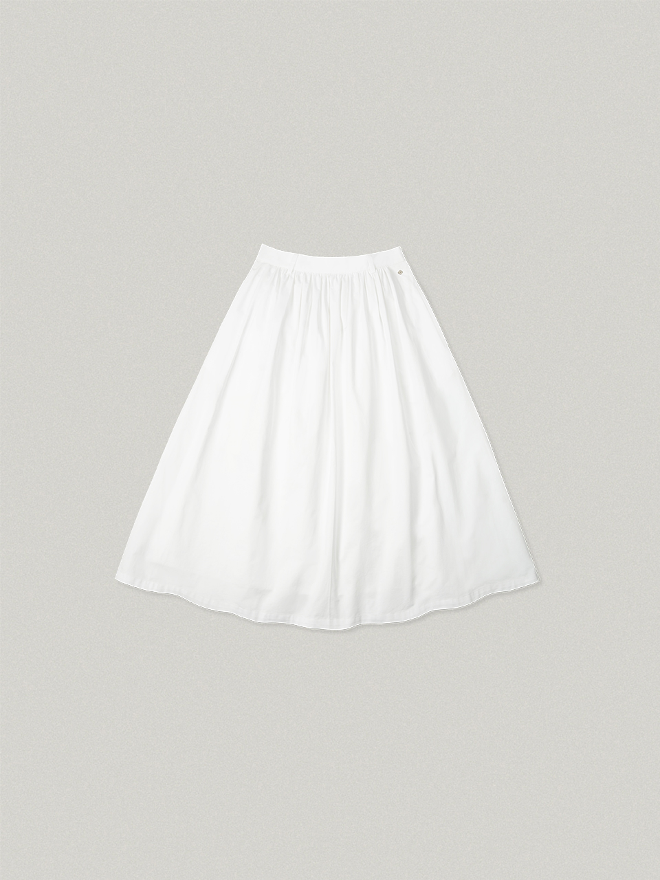 Cotton Flare Skirt - white코튼 플레어 스커트